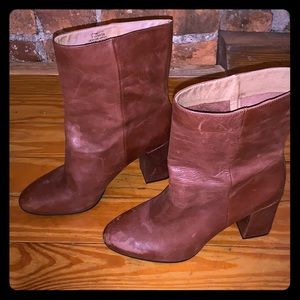 Lucky Brand - Brown calf height boots